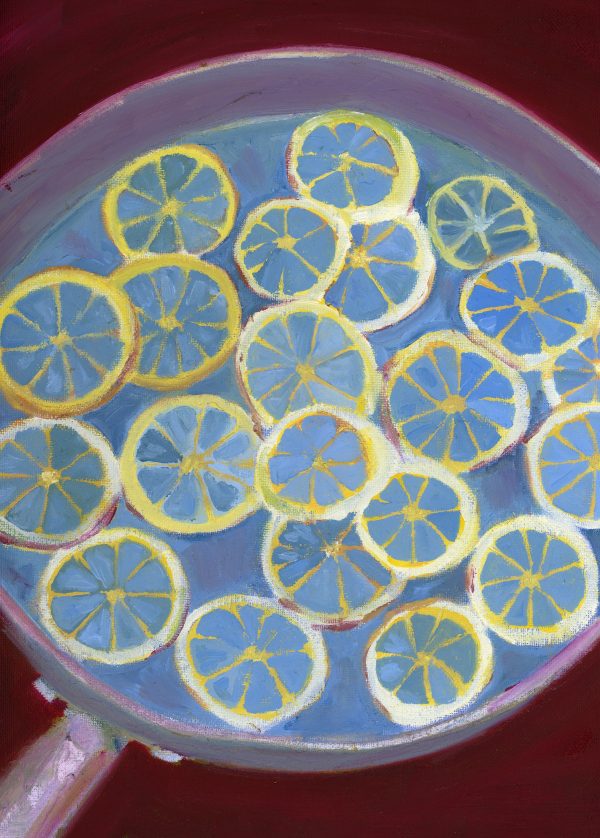 Blue Lemons Print